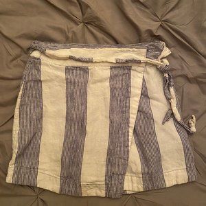 Small Free People Blue and White Skirt